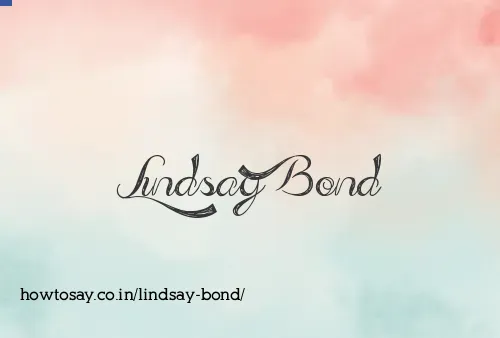 Lindsay Bond