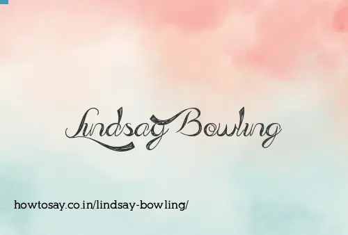 Lindsay Bowling
