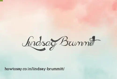 Lindsay Brummitt