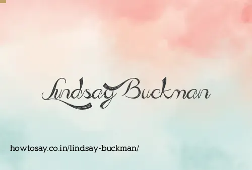 Lindsay Buckman