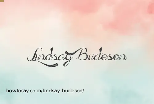Lindsay Burleson