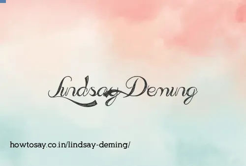 Lindsay Deming