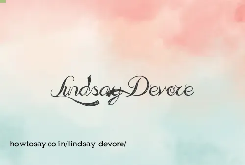 Lindsay Devore