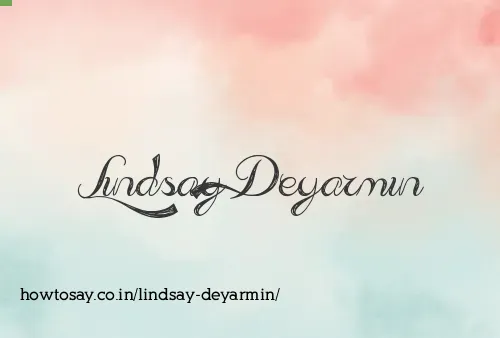 Lindsay Deyarmin
