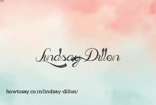Lindsay Dillon
