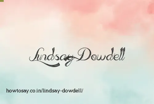 Lindsay Dowdell