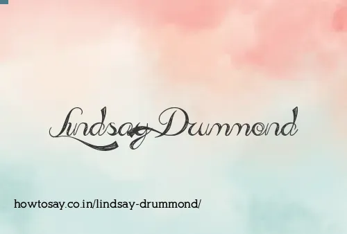 Lindsay Drummond
