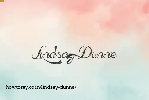 Lindsay Dunne