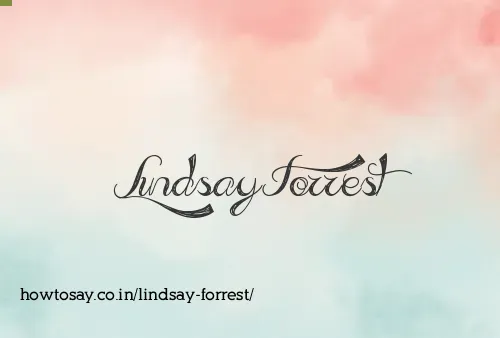 Lindsay Forrest