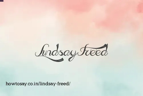 Lindsay Freed