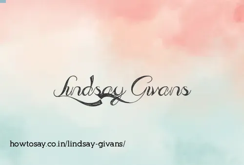 Lindsay Givans