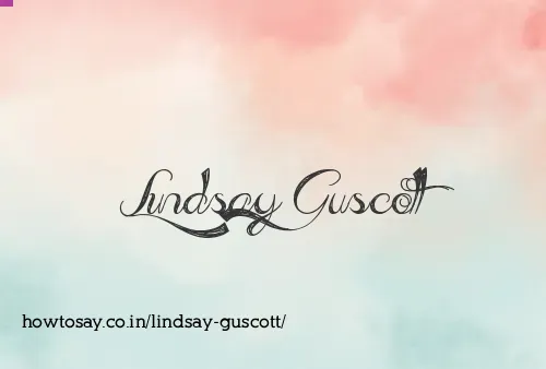 Lindsay Guscott
