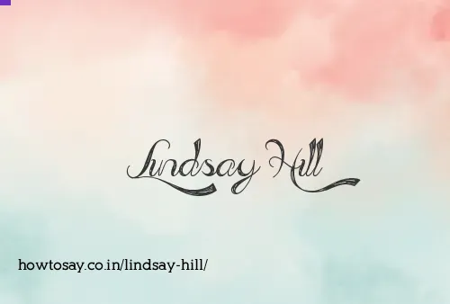 Lindsay Hill