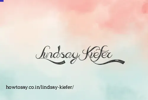 Lindsay Kiefer