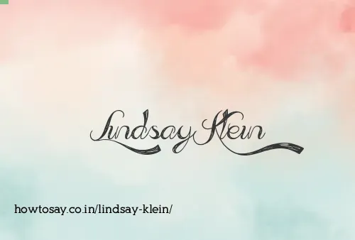 Lindsay Klein