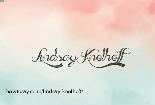 Lindsay Knolhoff