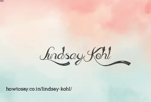 Lindsay Kohl
