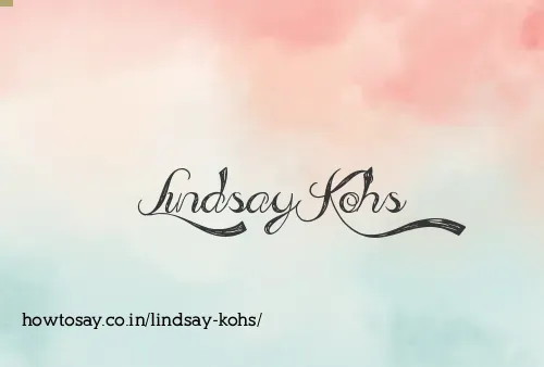 Lindsay Kohs