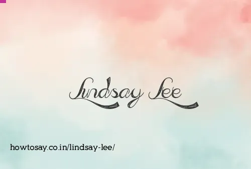 Lindsay Lee