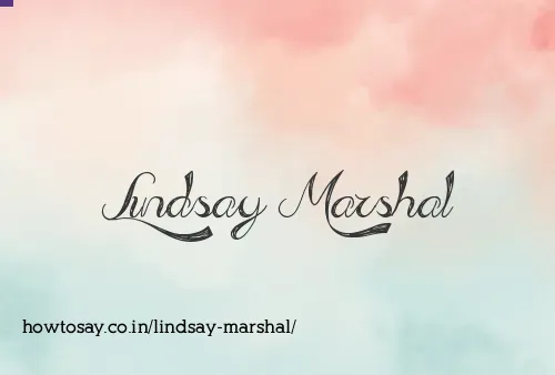 Lindsay Marshal