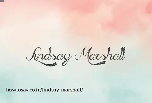 Lindsay Marshall