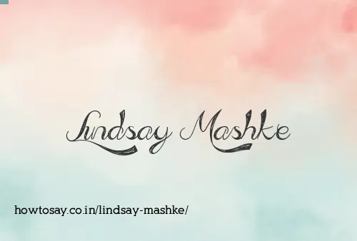 Lindsay Mashke