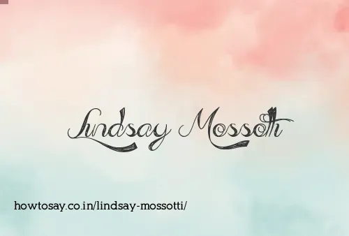 Lindsay Mossotti