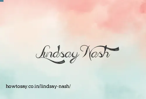Lindsay Nash