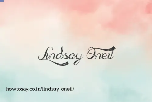Lindsay Oneil