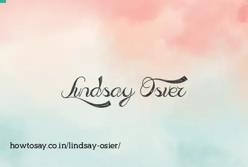 Lindsay Osier
