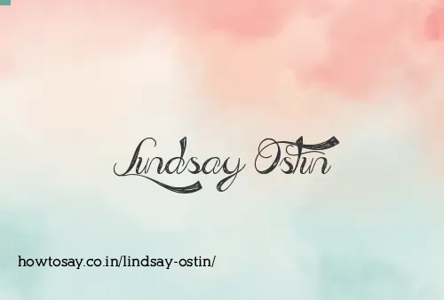 Lindsay Ostin