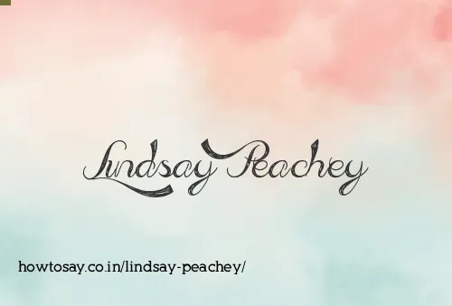 Lindsay Peachey