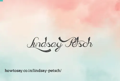 Lindsay Petsch