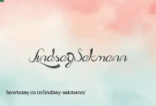 Lindsay Sakmann