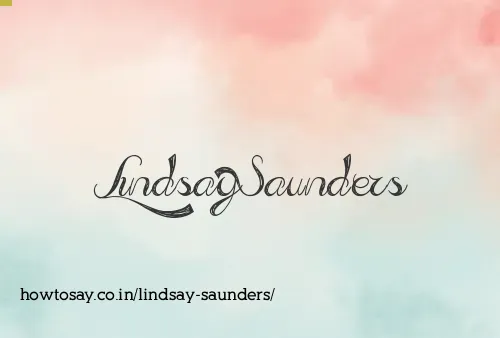 Lindsay Saunders