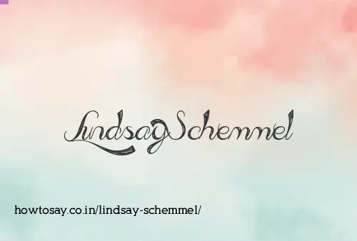 Lindsay Schemmel