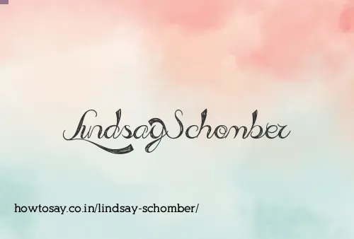 Lindsay Schomber