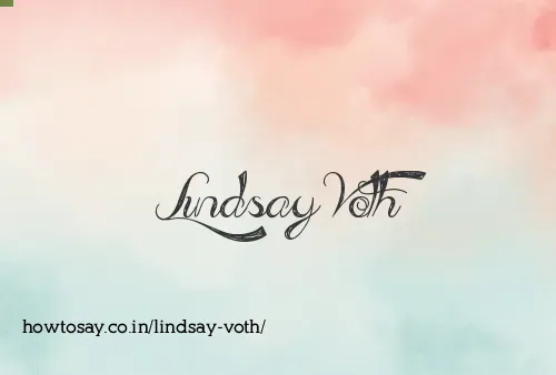 Lindsay Voth