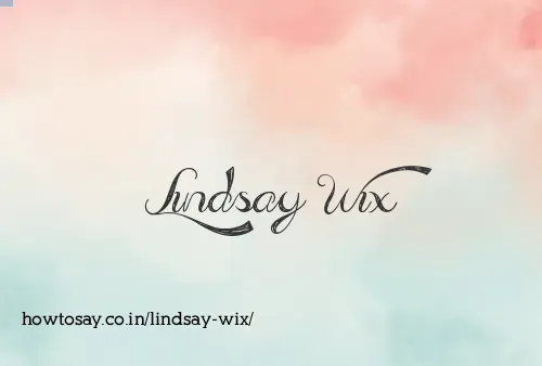 Lindsay Wix