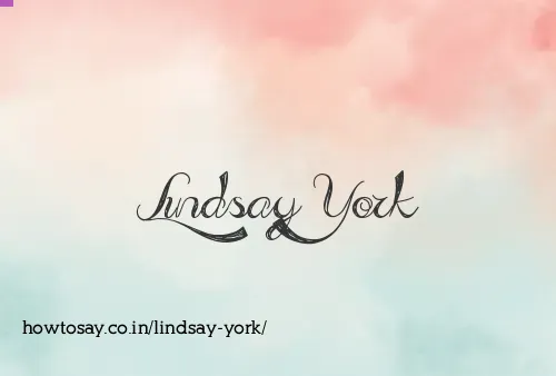 Lindsay York