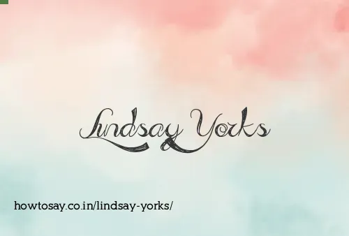 Lindsay Yorks