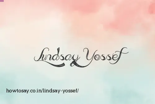 Lindsay Yossef