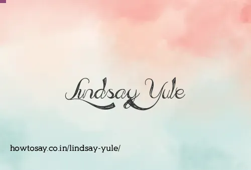 Lindsay Yule