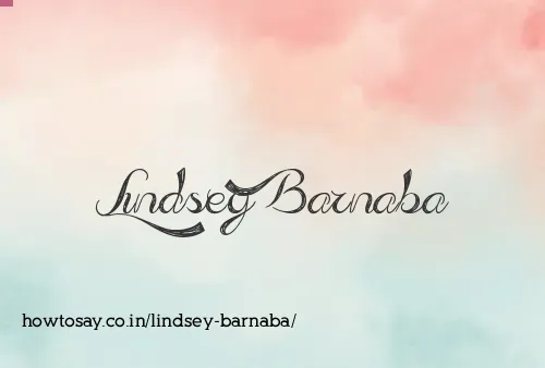 Lindsey Barnaba