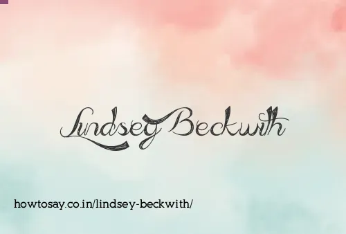Lindsey Beckwith