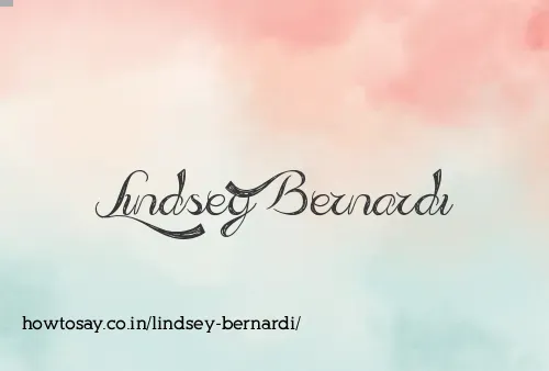 Lindsey Bernardi