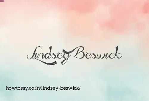 Lindsey Beswick