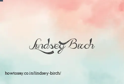 Lindsey Birch