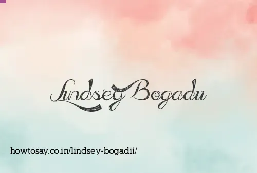 Lindsey Bogadii