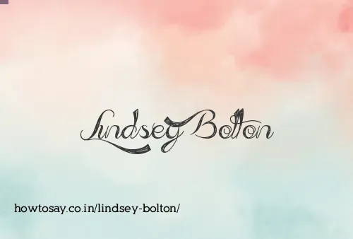 Lindsey Bolton